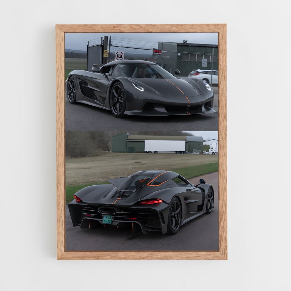 Poster Jesko Fury – affiche Koenigsegg (vue 4)